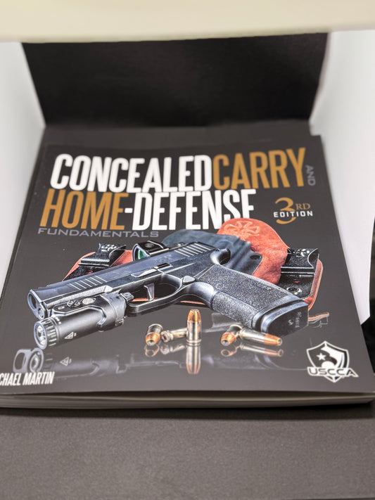 USCCA CONCEALED CARRY AND HOME DEFENSE FUNDAMENTALS BOOK